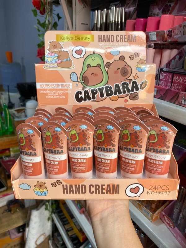 Cremas para las manos capybara