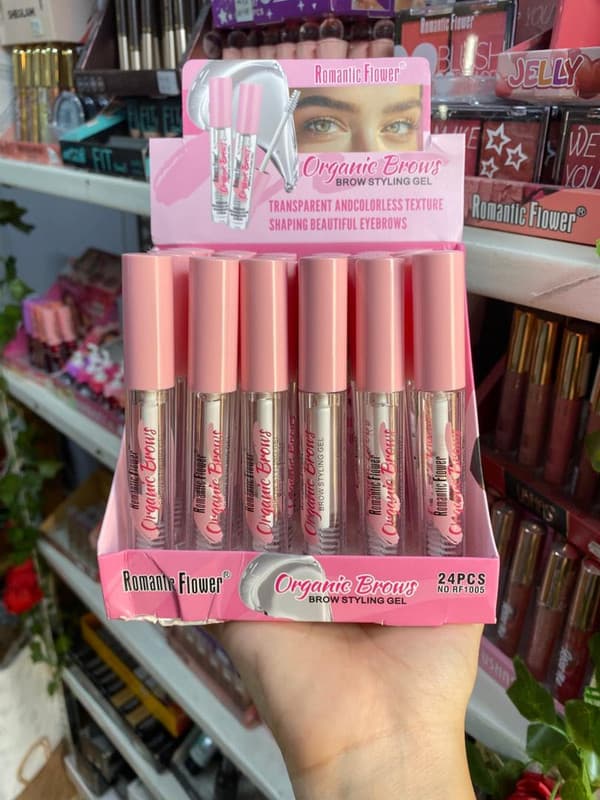 Gel transparente para cejas y pestañas