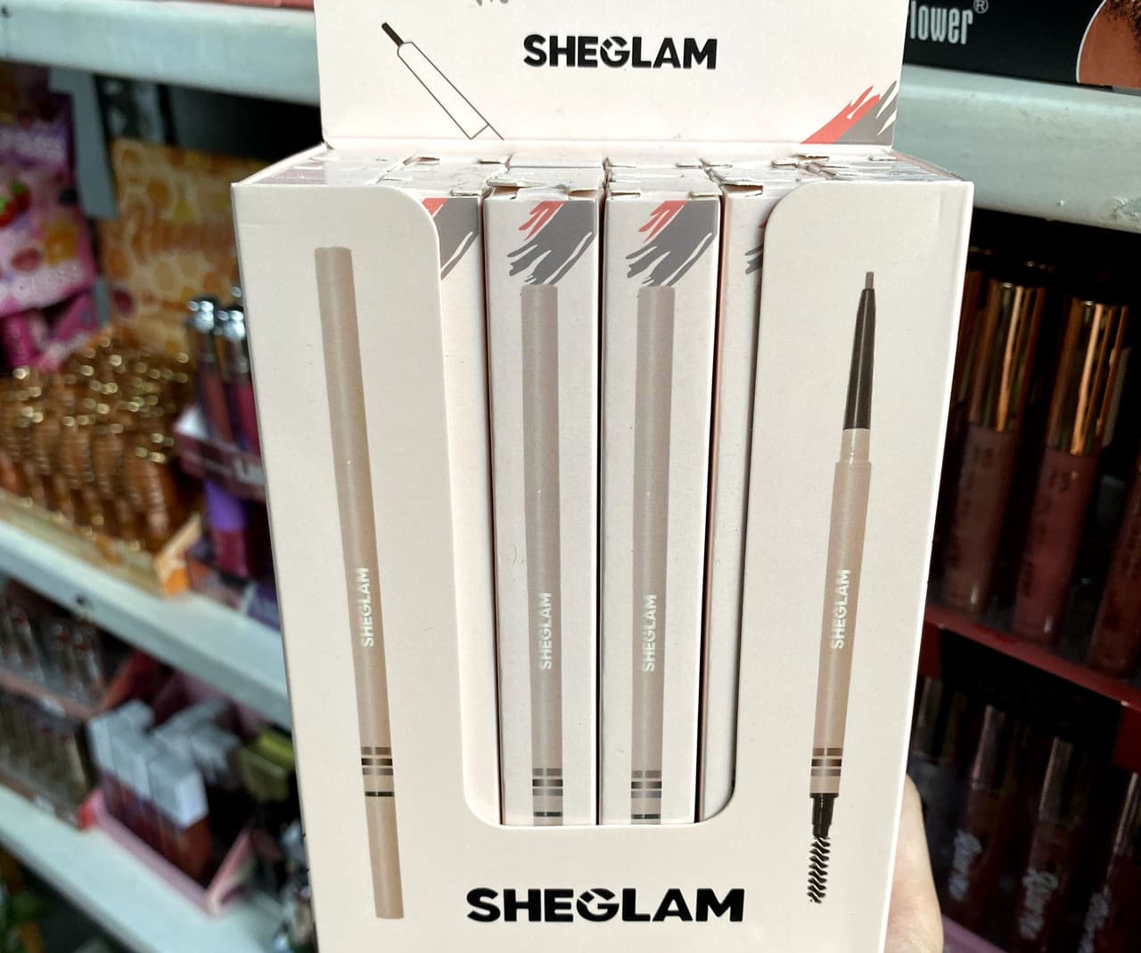 Lapiz de Cejas Retractil Sheglam Marrón